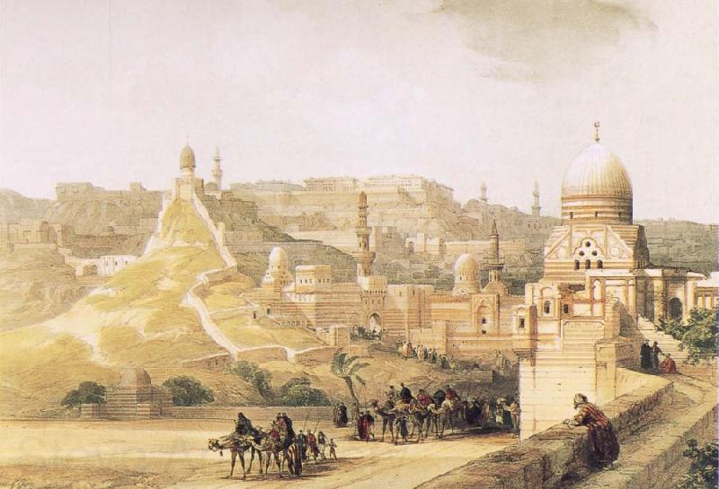 David Roberts The Citadel of Cairo Spain oil painting art